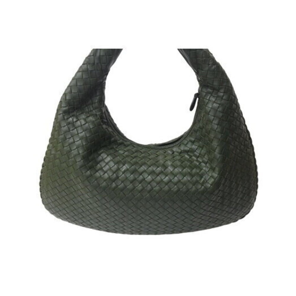 BOTTEGA VENETA Intrecciato Hobo Hobo Shoulder Bag Green Leather - Picture 3 of 8